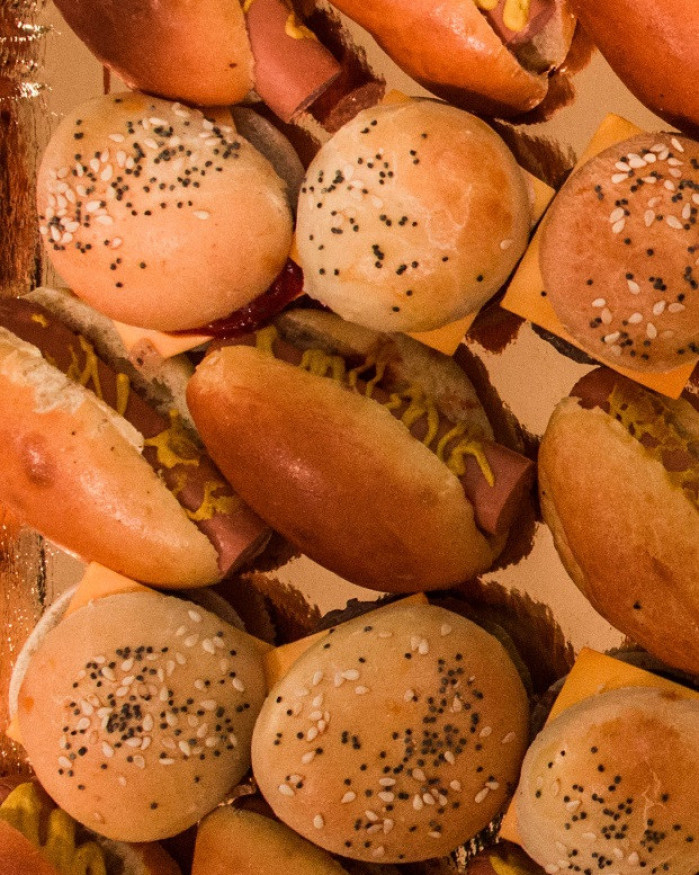 Plateau minis burgers/hot dog