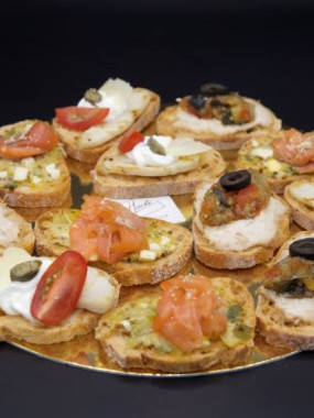 Plateau Toasts Légumes Grillés